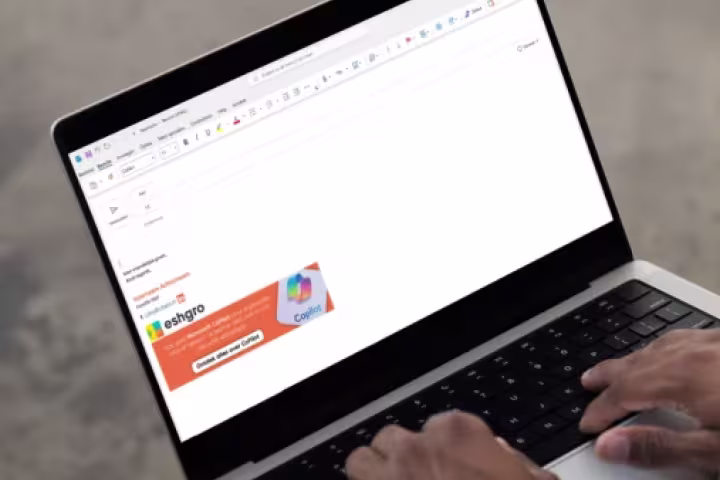 Eshgro e-mail handtekening